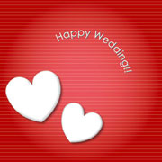 素材_ブライダル・ハート