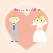 素材_ブライダル・新郎新婦