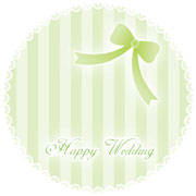 素材_ストライプリボン-グリーン