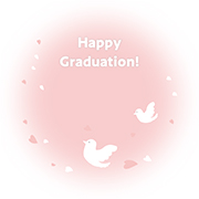 素材_卒業（鳩・ピンク）