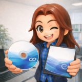 年末のCD・DVD印刷について相談を受ける双陽社CD-R担当大坪